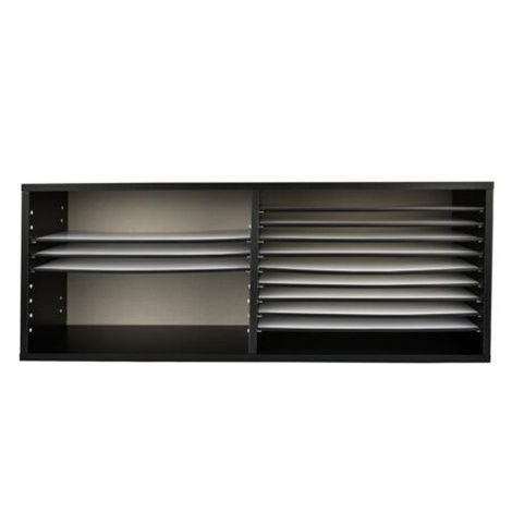 AdirOffice Extra Wide Wood Construction Paper Organizer
