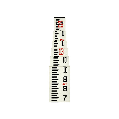 AdirPro Fiberglass Rectangular Leveling Rod