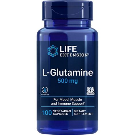 Life Extension L-Glutamine Vegetarian Capsules