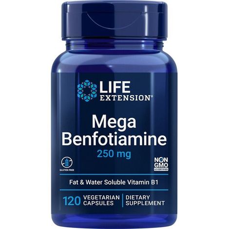 Life Extension Mega Benfotiamine Capsules