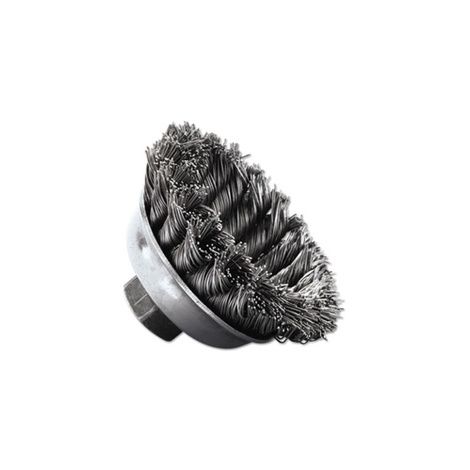 Weiler 13156: General-Duty Knot Wire Cup Brush