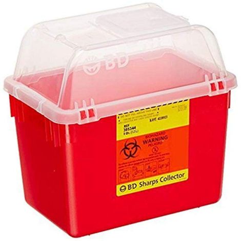 Becton Dickinson Sharps Container with Lid