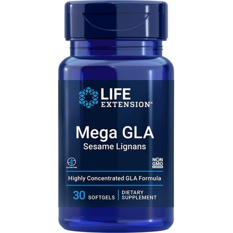 Life Extension Mega GLA Sesame Lignans Softgels