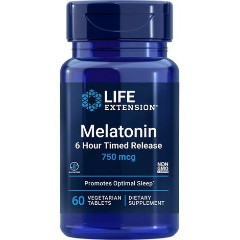 Life Extension Melatonin 6 Hour Timed Release Tablets