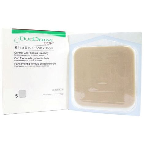 Hydrocolloid Dressing DuoDERM® CGF® Foam Backing - McKesson
