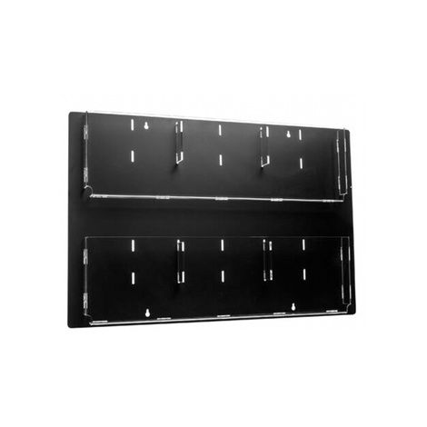 AdirOffice Hanging Magazine Rack with Adjustable Pockets