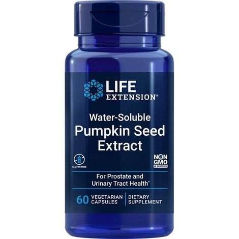 Life Extension Water-Soluble Pumpkin Seed Extract Capsules