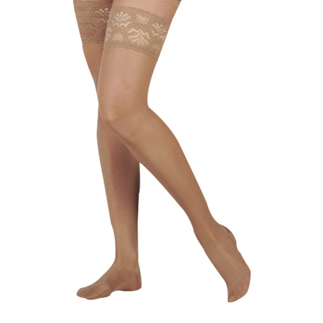 Juzo Attractive OTC 140 Denier Thigh High 15-20 mmHg Compression Stockings