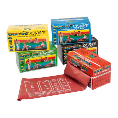CanDo Accu-Force Low-Powder Six Yard Exercise Band