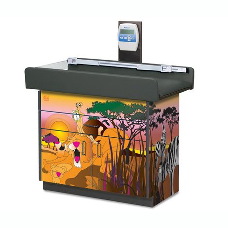 Clinton Imagination Series Serengeti Sunrise Pediatric Scale Table