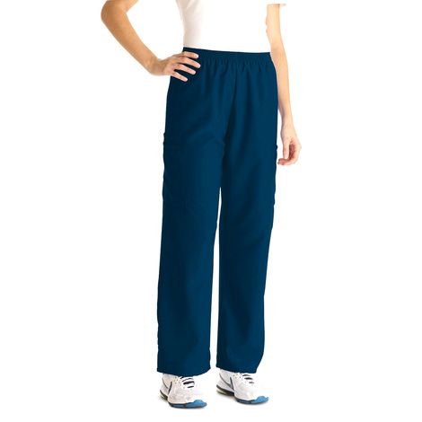 Medline PerforMAX Unisex Elastic Waist Scrub Pants - Caribbean Blue