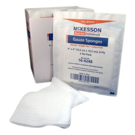 McKesson Gauze Bandage Roll (Cotton), Sterile