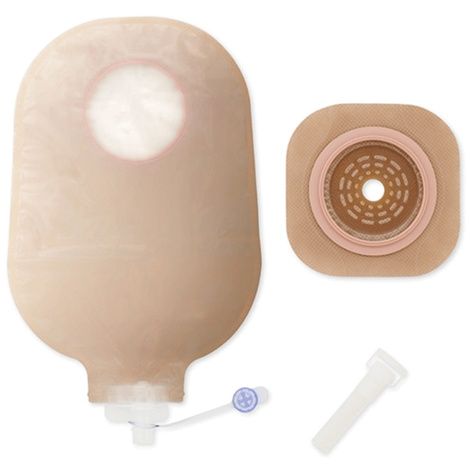 Hpfy StoresHollister New Image Two-Piece Flat Cut-to-Fit Ultra-Clear Non sterile Urostomy Pouch Kit With Tape