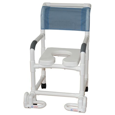 MJM Shower Chair with Dual Drop Arms