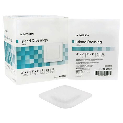McKesson Adhesive Sterile Square Island Dressing