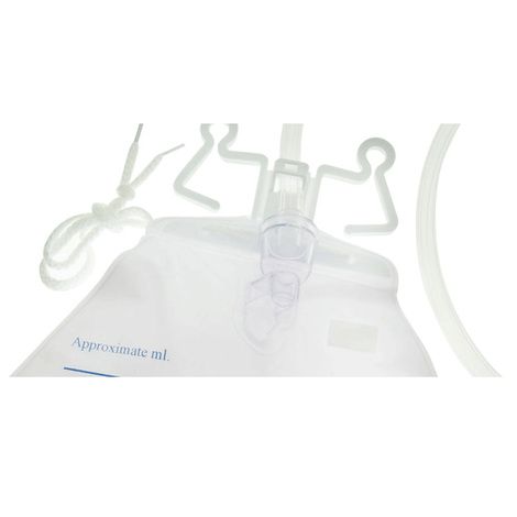 Amsino AMSure Urinary Drainage Bag with Anti-Reflux Flutter Valve