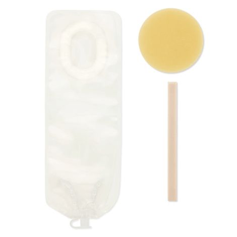 Hpfy StoresHollister Pouchkins Newborn One-Piece Flat Standard Wear Cut-To-Fit Ultra-Clear Drainable Pouch