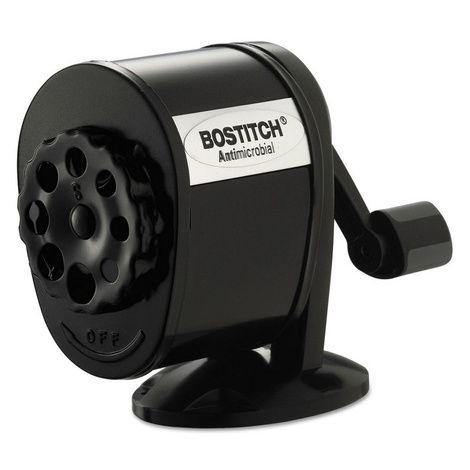Bostitch Antimicrobial Manual Pencil Sharpener