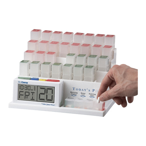 MedCenter Talking Monthly Pill Organizer