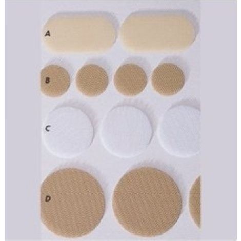 Self-Adhesive Strap Attach Hook Tabs and Coins