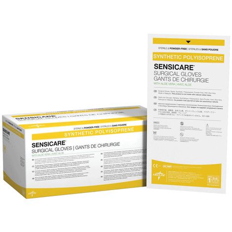 Buy Medline SensiCare with Aloe Powder-Free Surgical Gloves