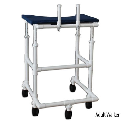 MJM International Platform Walker with Adjustable Height