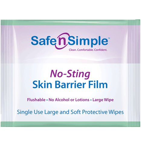 Hpfy StoresSafe N Simple Skin Barrier No-Sting Wipe