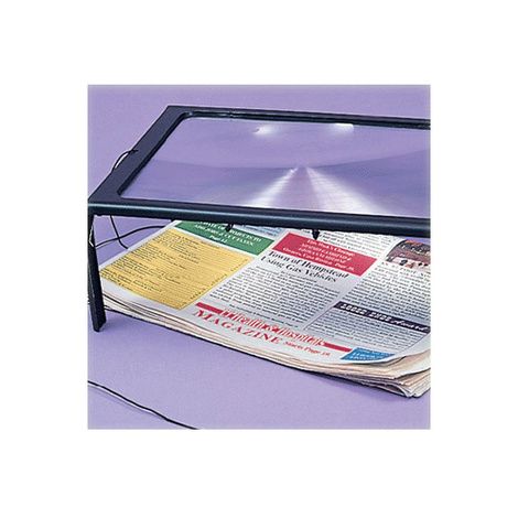 Deluxe Page Size Magnifier With Light