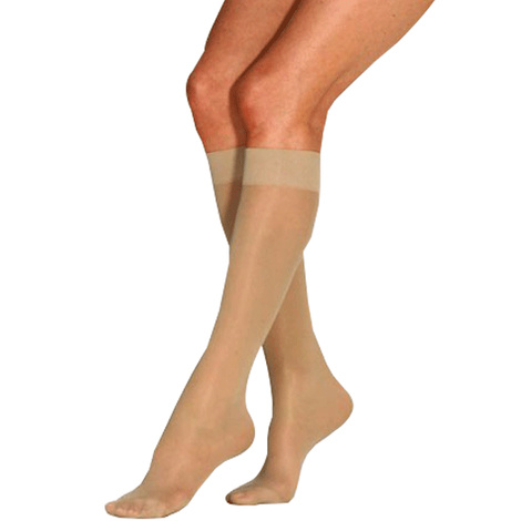 BSN Jobst Womens Ultrasheer Supportwear Knee High 8-15 mmHg Mild Compression Stockings
