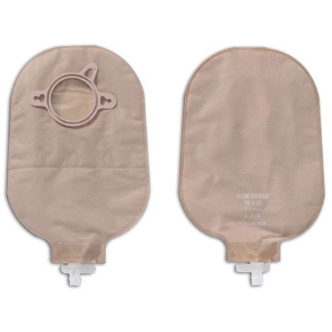 Hpfy StoresHollister New Image Two-Piece Beige Urostomy Pouch With Anti-Reflux Valve