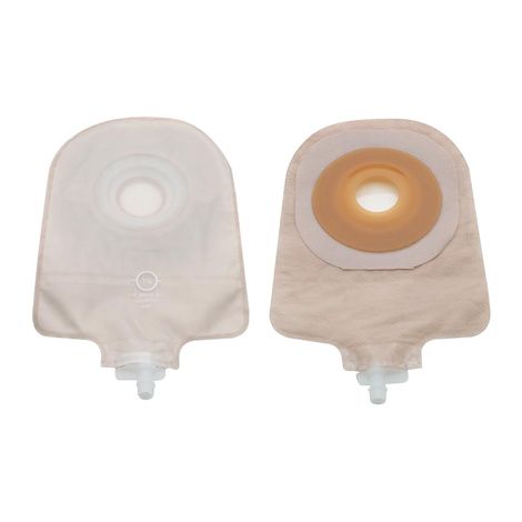 Hpfy StoresHollister Premier One-Piece Extended Flat Pre-cut Beige Urostomy Pouch With Flextend Skin Barrier