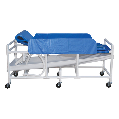 MJM International Shower Gurney With Five Position Elevating Headrest 910