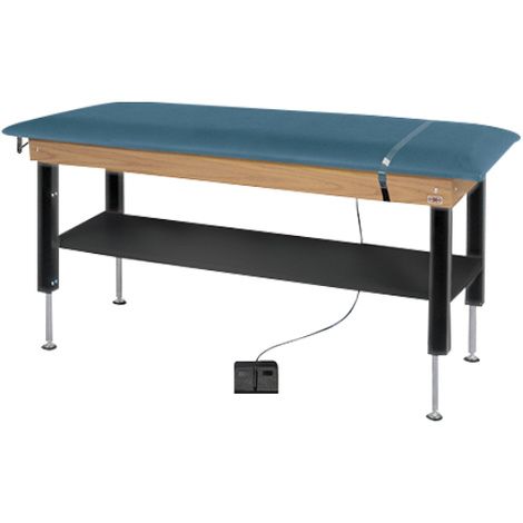 Hausmann Hi-Lo Power Plinth Treatment Table With Shelf