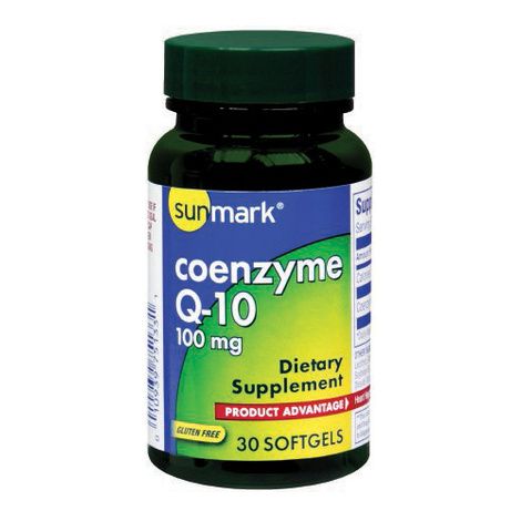 Sunmark Coenzyme Q-10 Vitamin Supplement Softgel