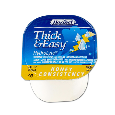 Hormel Thick And Easy Thickened Hydrolyte Lemon Water With Honey Consistency