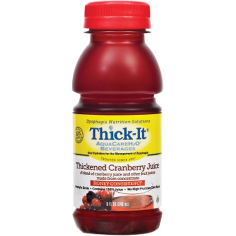 Kent Thick-It AquaCareH2O Thickened Cranberry Juice With Honey Consistency