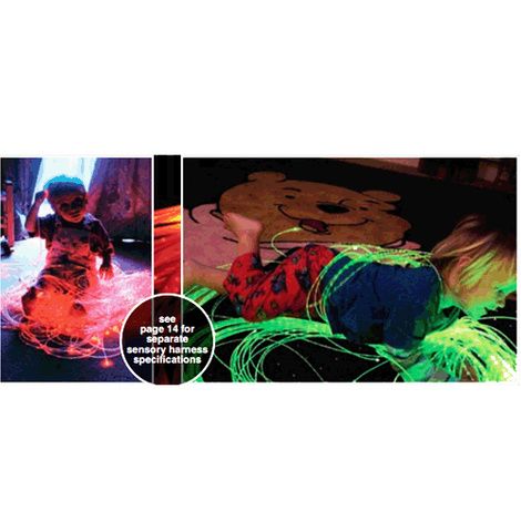 Universal Fiber Optic Sensory Sidesparkle Supersafe Harness Kit