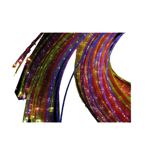 Universal Fiber Optic Sensory UV Reactive Side Sparkle Side Glow Harness