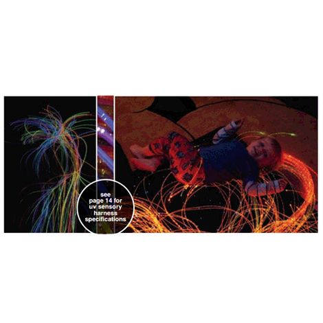 Universal Fiber Optic Sensory UV Reactive Supersafe Harness Kit