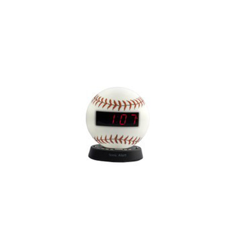 Sonic Glow Baseball Alarm Clock