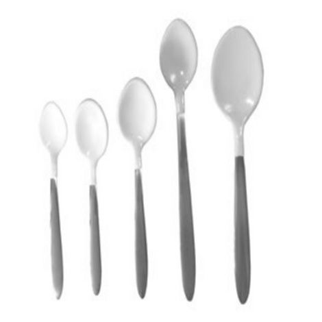 Children Temperature Sensitive Handicapped Elderly Sammons Preston Plastisol Coated Spoons Long Teaspoon Durable Protection Guard Eating Utensil & Cutlery Adults 