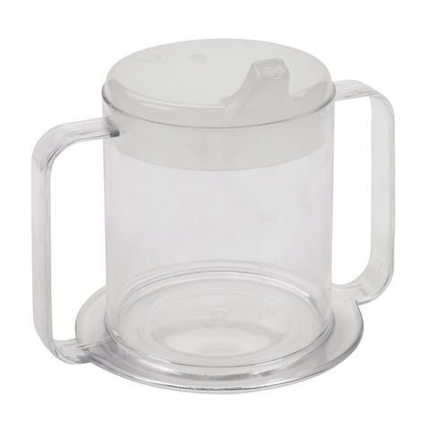 Drive Lifestyle Clear Two Handle Cup