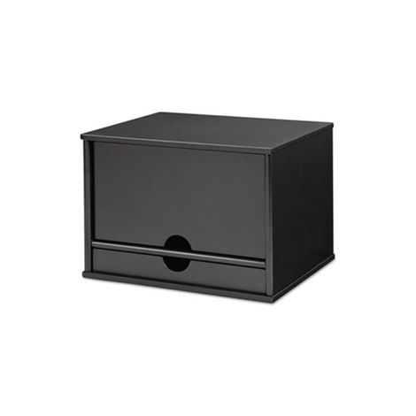 Victor Midnight Black Collection Desktop Organizer