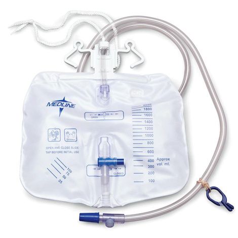 Urine Bag with 120cm Tubing, 2L, Sterile, Pack/1s – GP Medline