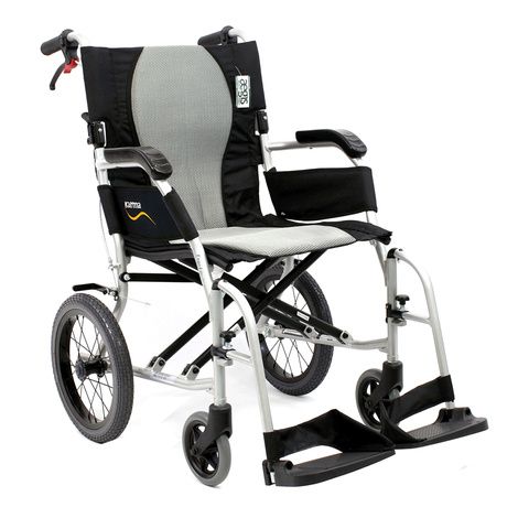 Karman Healthcare Ergo Flight-TP Ultra Lightweight Transport Wheelchair
