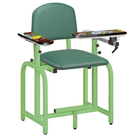 Clinton Pediatric Series Spring Garden Blood Drawing Chair