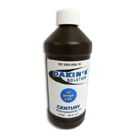 Buy Dakin's Solution Full Strength 0.50% Wound Cleanser