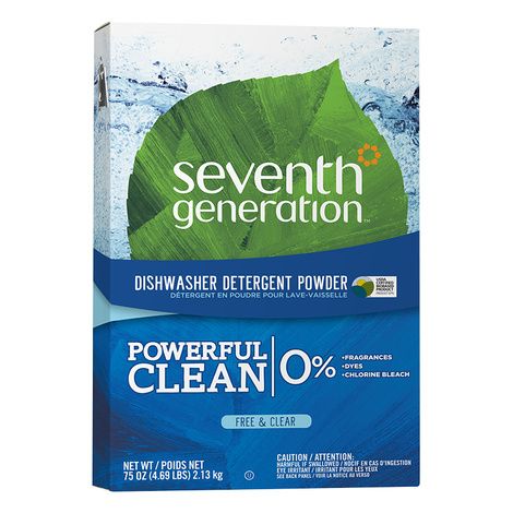 Seventh Generation Free and Clear Automatic Dishwasher Detergent Powder