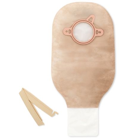 Hpfy StoresHollister New Image Two-Piece Transparent Drainable Pouch With Clamp Closure And Filter