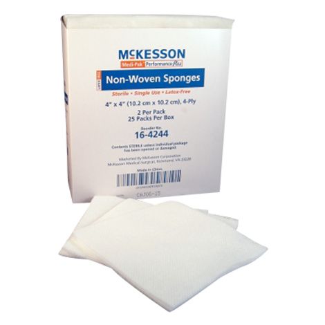 McKesson Medi-Pak Performance Plus Non-Woven Sterile Sponges